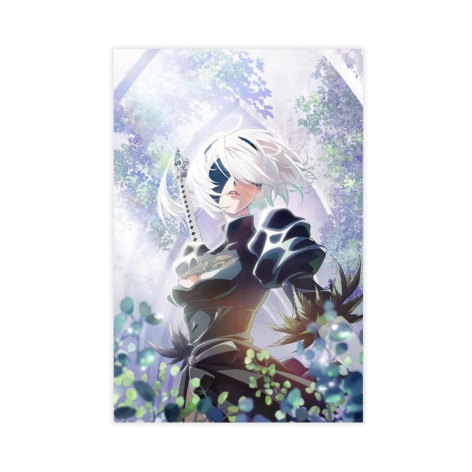 NieR：Automata Ver1.1a Anime Canvas Poster Bedroom Decor Sports